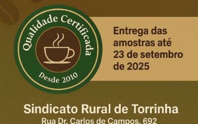 Torrinha: 13º Concurso de Qualidade do Café Arábica recebe amostras até o dia 23 de setembro