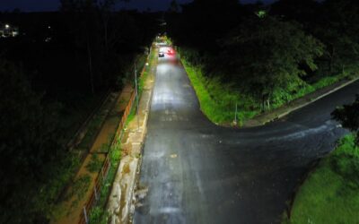 Anhembi: Rua Prefeito José Franco de Camargo recebe iluminação ornamental
