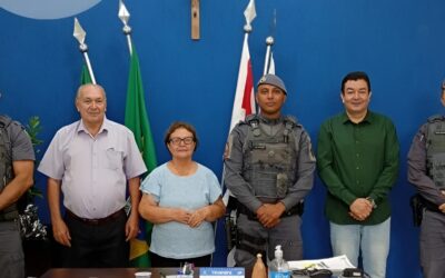 Ipeúna: Visita institucional da Polícia Militar reforça diálogo sobre segurança